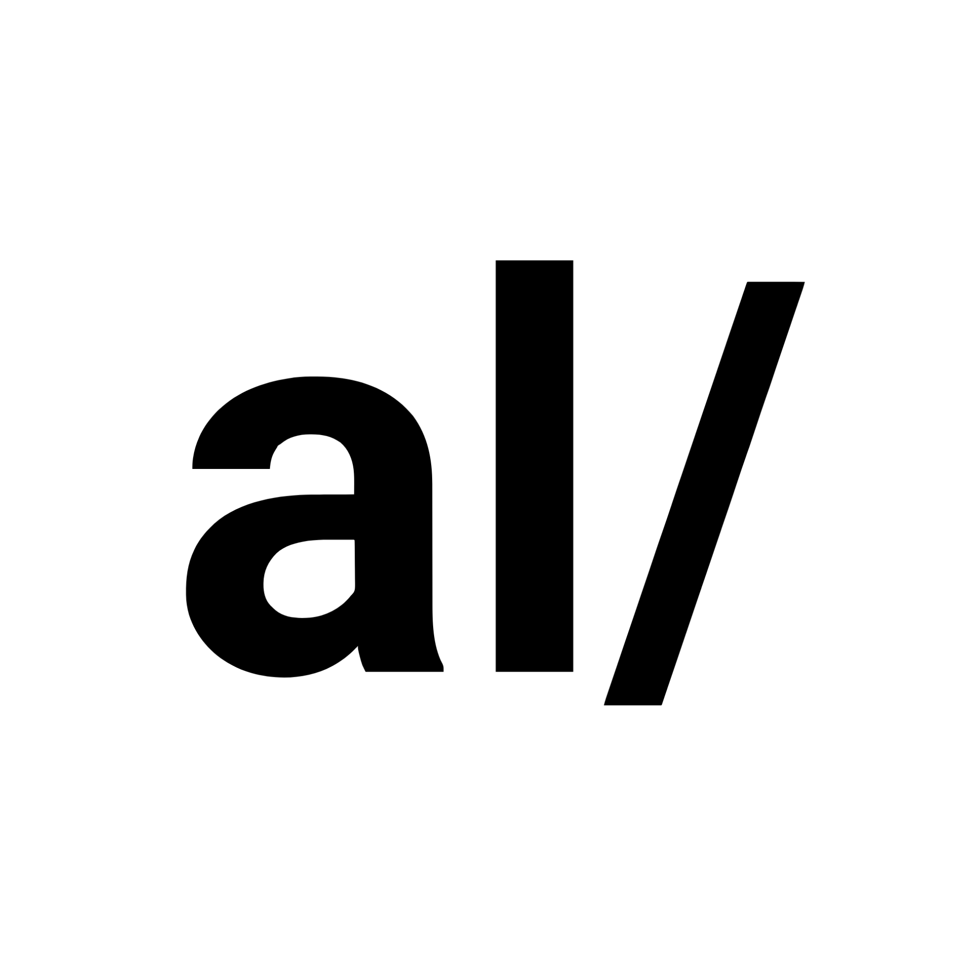 Logo da empresa de tecnologia e jornalismo alinha